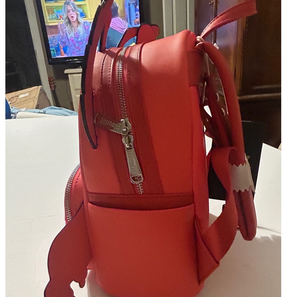 Loungefly Disney Lilo and Stitch Leroy Cosplay Mini Backpack WDBK4581 Red NEW - Picture 7 of 7